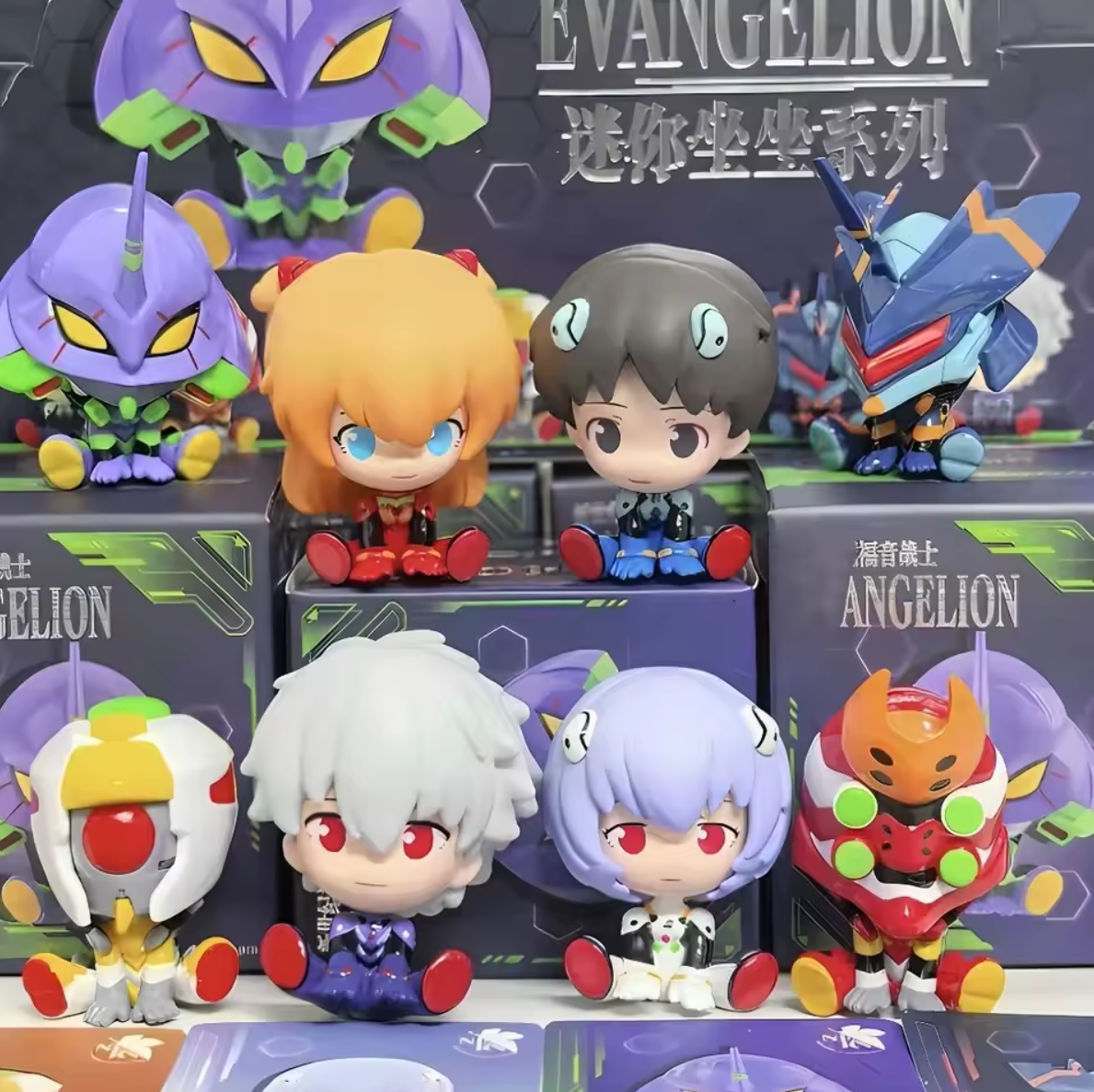 Evangelion Neon Genesis BLINDBOX Sit Tight Series