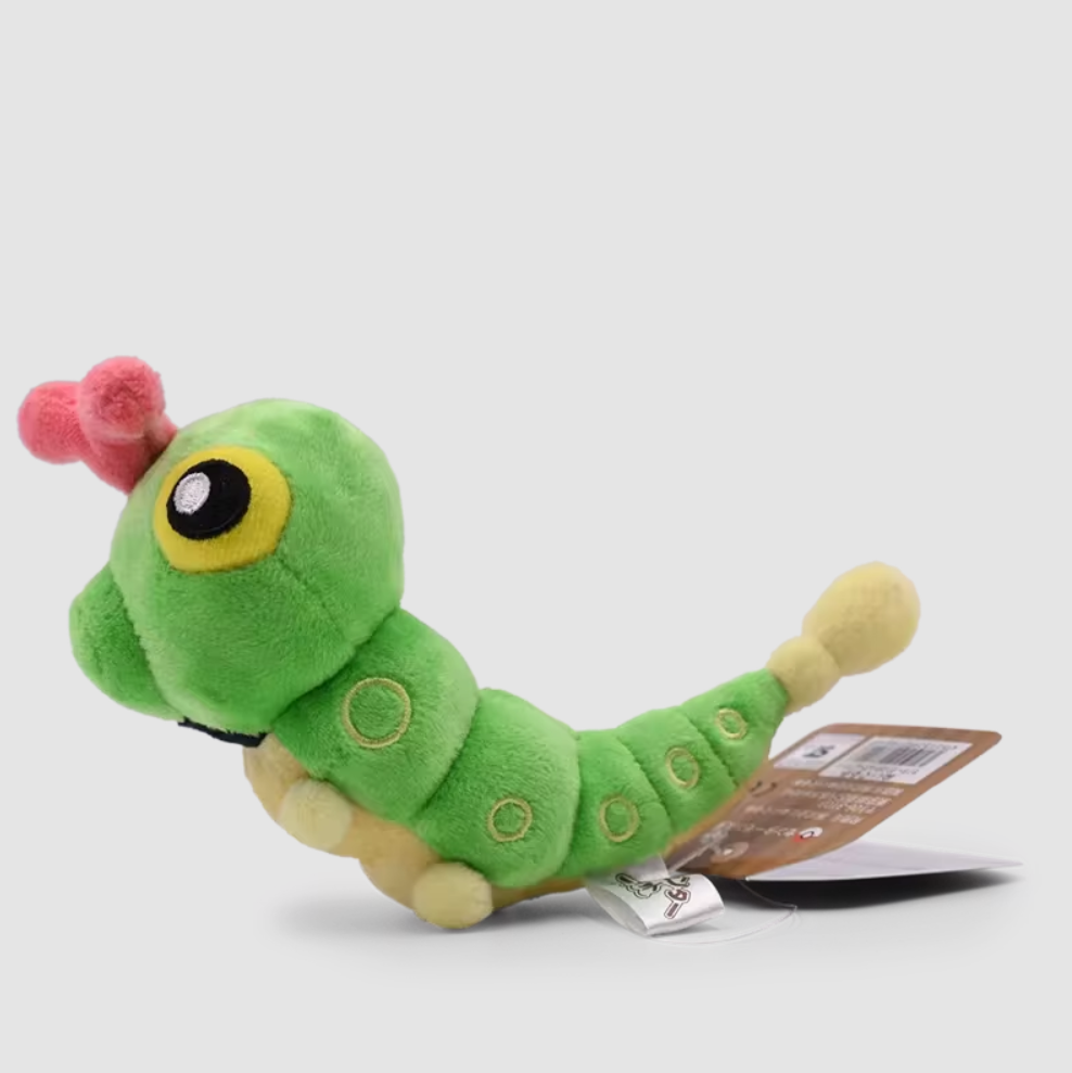 Peluche de Caterpie Pokémon 10cm