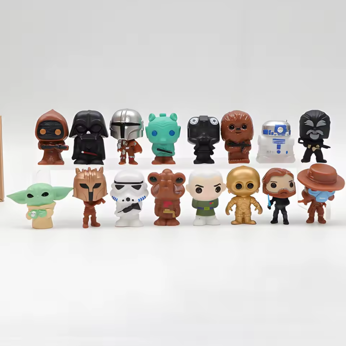 Set de 4 Mini Figuras de Star Wars