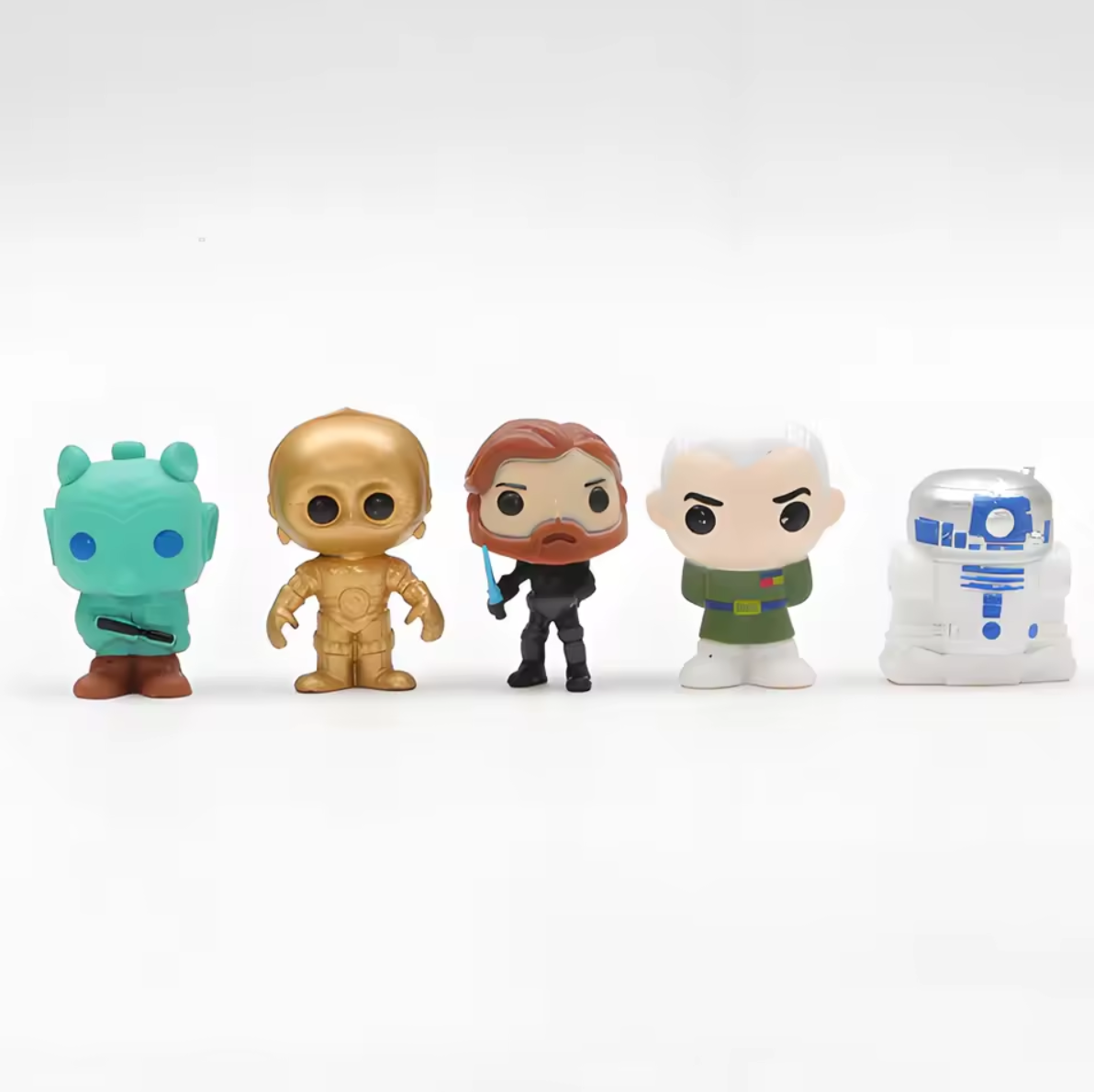 Set de 4 Mini Figuras de Star Wars