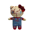 Peluche Hello Kitty con disfraz de Chucky Adorbale 22cm