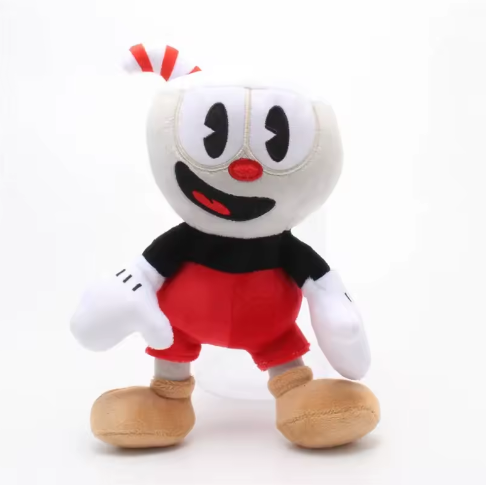 Peluches de Cuphead y Mugman Videojuego Adorables 20cm