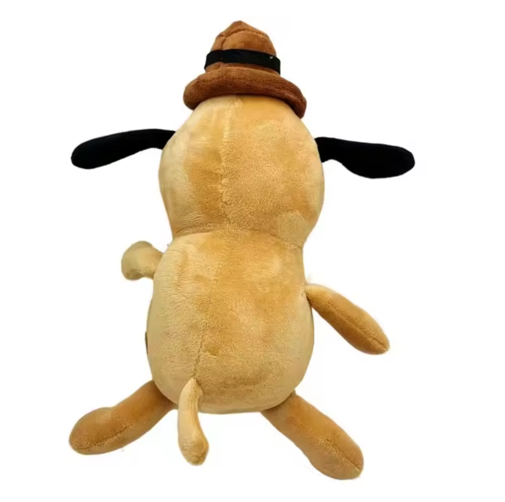 Peluche Perrito Meme Café Esto está Bien "This is Fine" Adorable 25cm