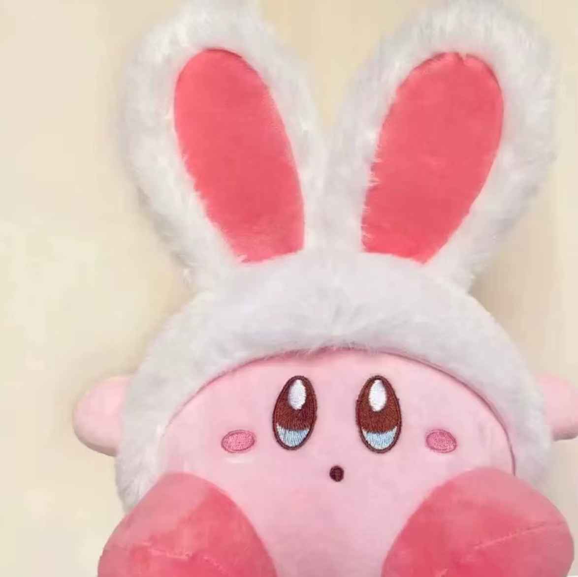 Peluche Nintendo Kirby Orejas de Conejo 20 Cm Felpa Suave
