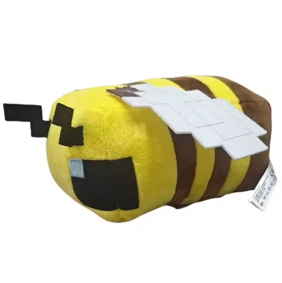 Peluche Abeja de Minecraft Adorable 18cm Largo