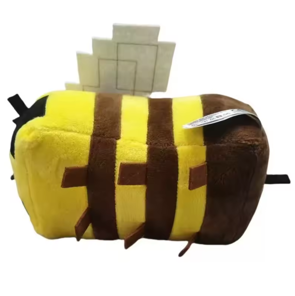 Peluche Abeja de Minecraft Adorable 18cm Largo