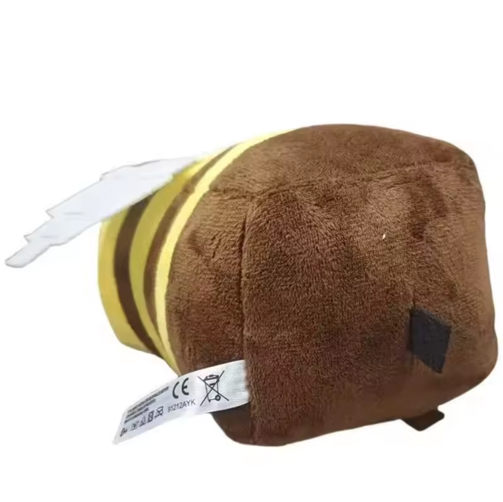 Peluche Abeja de Minecraft Adorable 18cm Largo