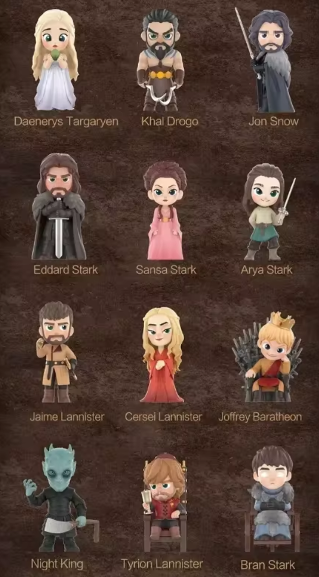 Game of Thrones POPMART Serie de TV "Juego de Tronos"
