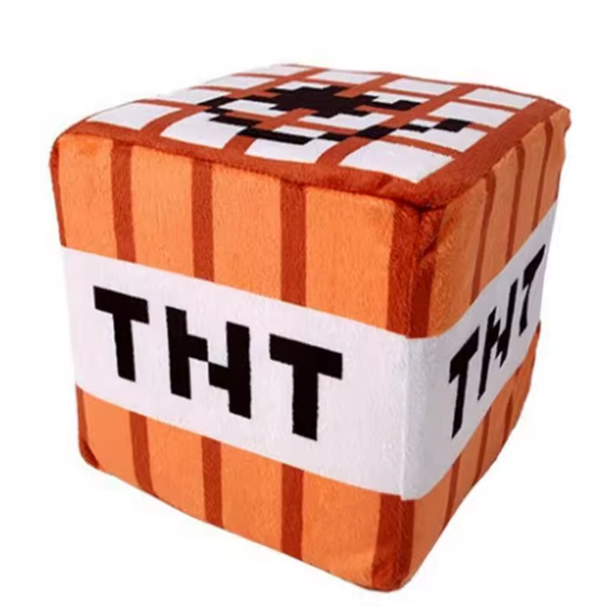 Llavero Peluche Cubo de TNT Dinamita Minecraft 10cm