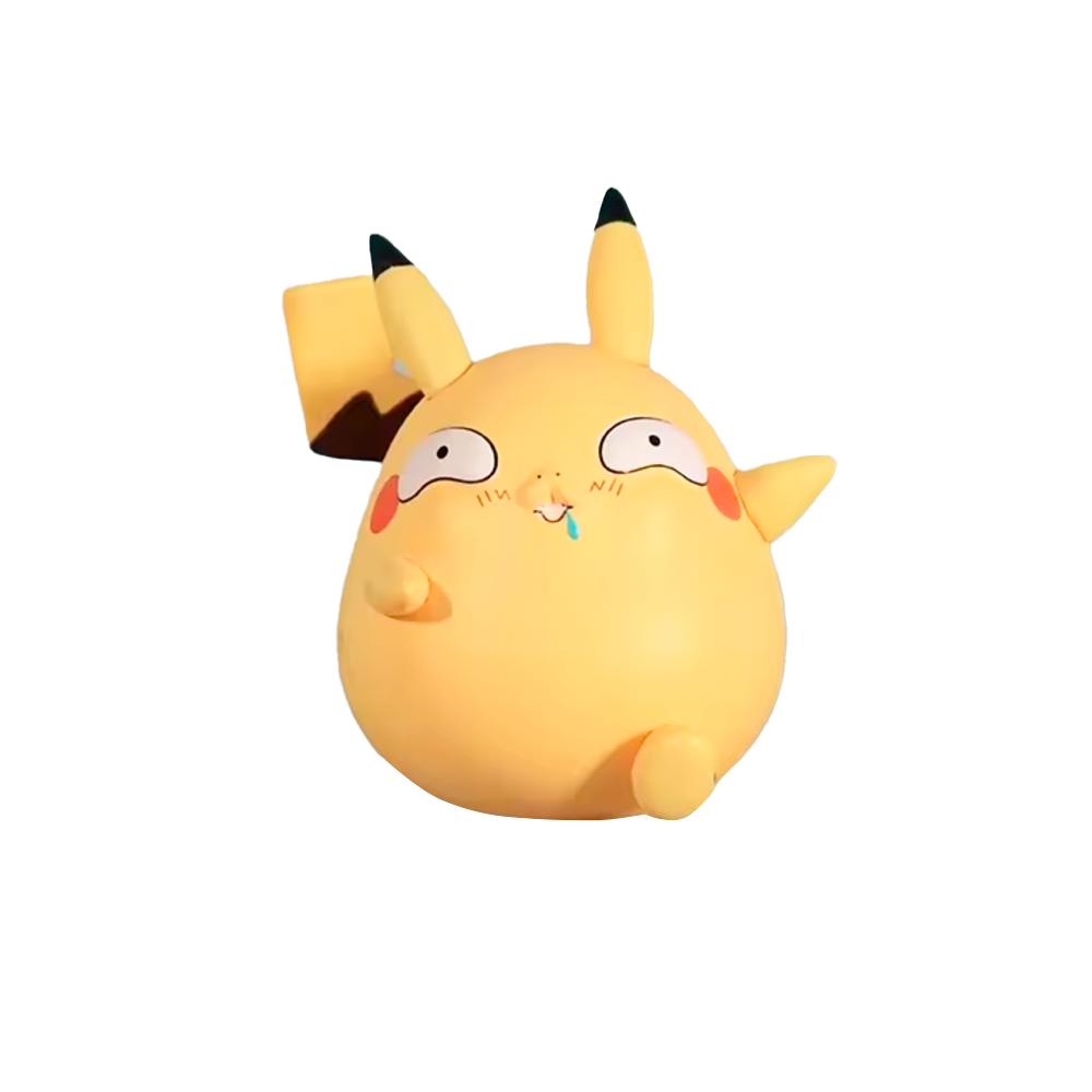 Pokémon con Cara Tonta Lindos 8cm Pikachu Charmander Squirtle Bulbasaur
